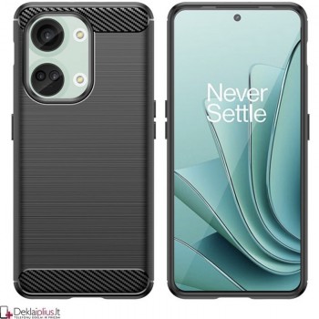 Carbon guminis dėklas - juodas (Oneplus Nord 3) Carbon guminis dėklas - juodas (Oneplus Nord 3)